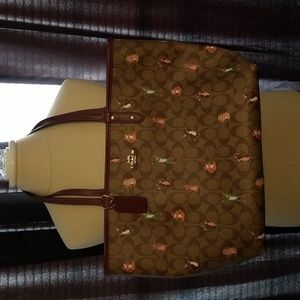 Coach party animal tote